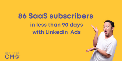 How we helped SaaS startup grow subscribers by 94% with Linkedin Ads.